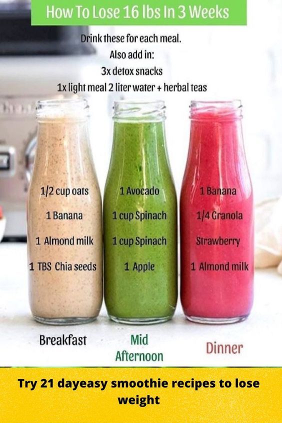 Smoothie Diet For A Week